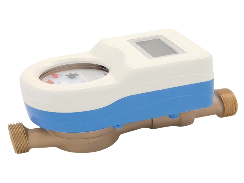 Dry type Single-jet Water Meter (With valve)