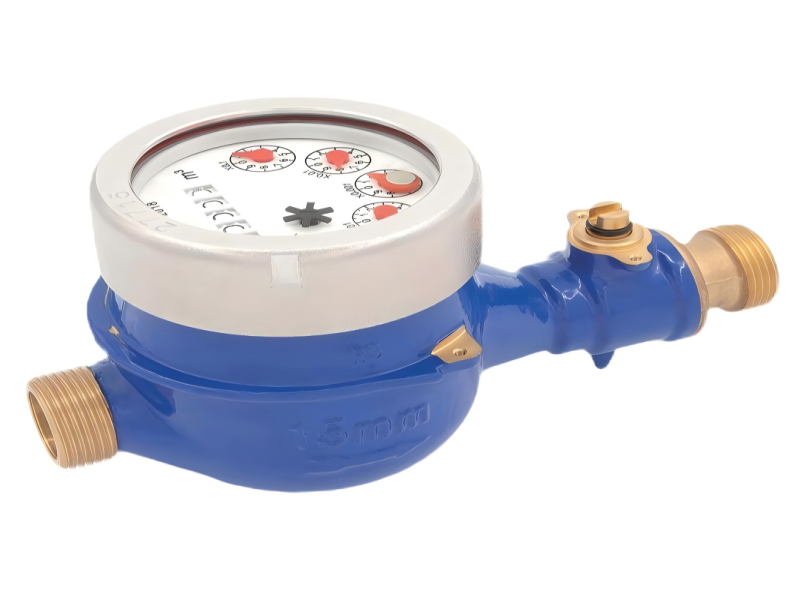 Wet type Muliti-jet Water Meter (With valve)