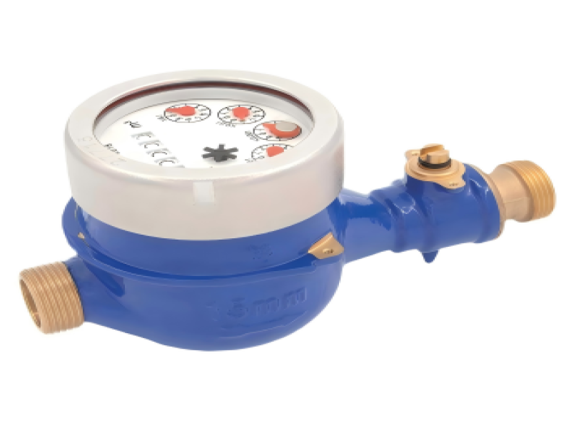 Dry Type Multi-Jet Water Meter (With Valve)