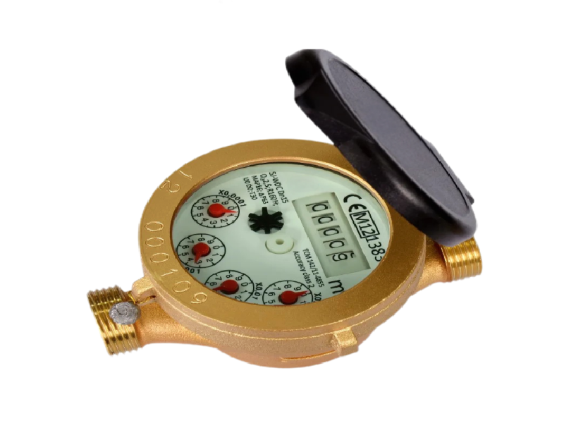 Single-jet Wet Type Water Meter (Brass)