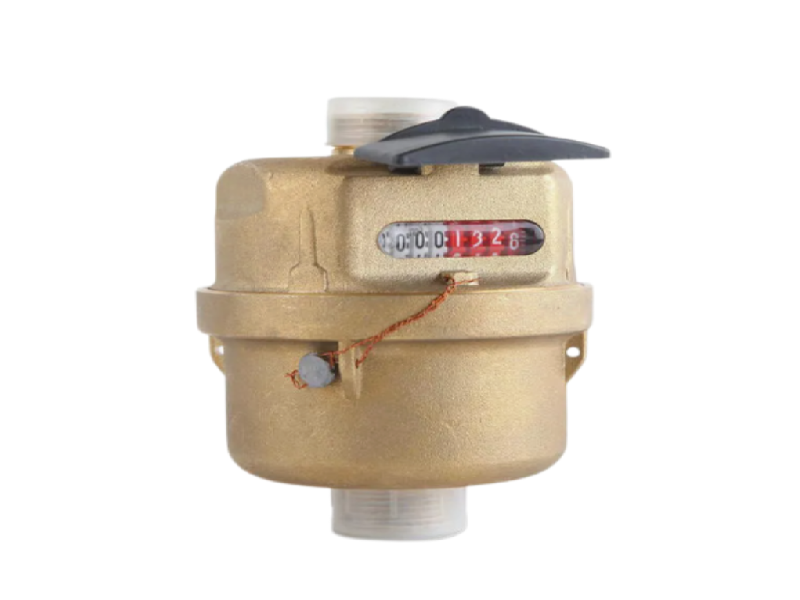 Brass Volumetric Rotary Piston Water Meter (Vertical Installation)